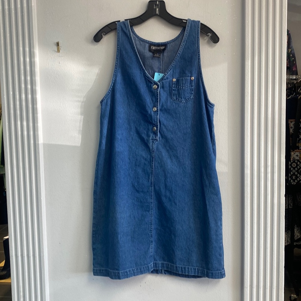 Excitation Vintage Mini Denim Dress